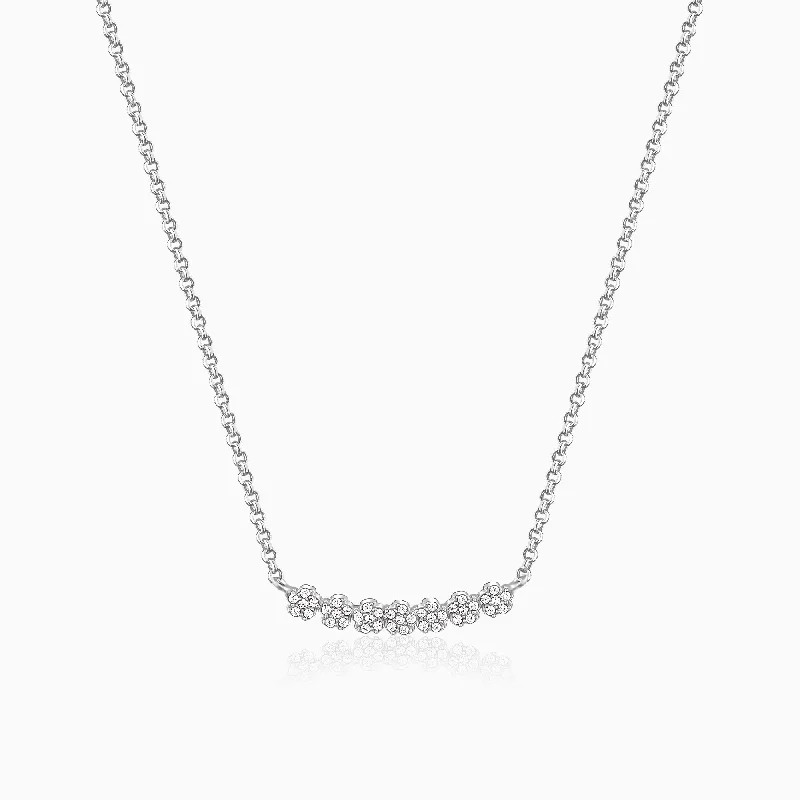 Limited-Time Offer On Elegant Jewelry Pieces Anushka Sharma Silver Blooming Flower Necklace