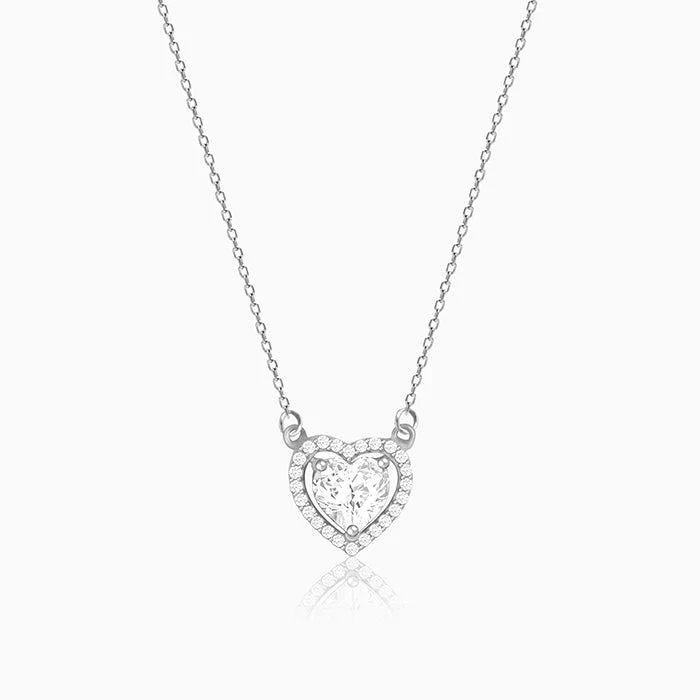 Upgrade Your Jewelry Collection For Less Silver Fall in Love Necklace