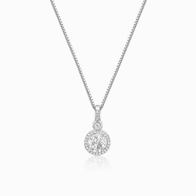 Trendy And Classic Jewelry Now At Reduced Prices Silver Drizzle Drop Pendant with Box Chain