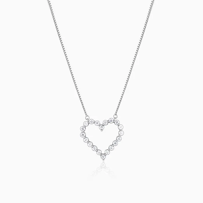 Shop Fine Jewelry With Amazing Deals Silver Heart's Affection Necklace