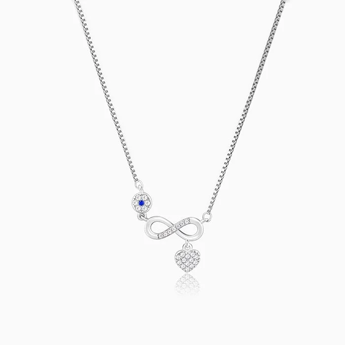 Grab Stylish Jewelry Before The Sale Ends Silver Infinity Love Necklace