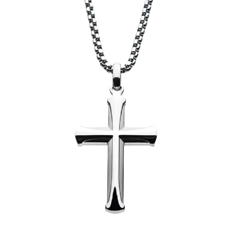 Big Savings On Your Favorite Jewelry Pieces Stainless Steel Apostle Cross Pendant Necklace