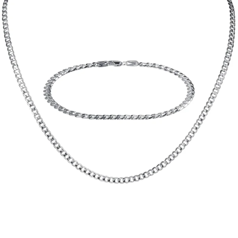 Buy More, Save More – Special Jewelry Discounts Tesoro Vero Silver Curb Collection