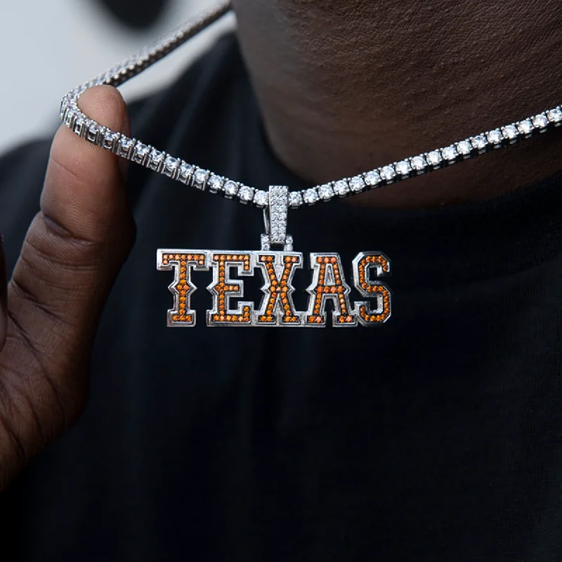 Affordable Elegance – Special Jewelry Sale Now Live Texas Longhorns Official NCAA Wordmark Pendant