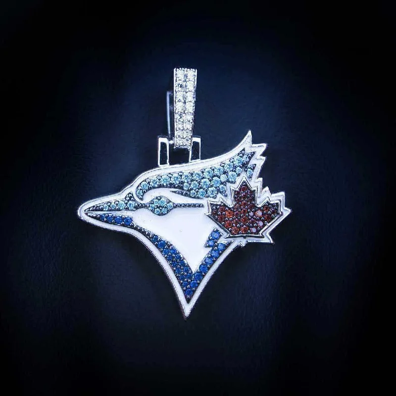 Luxury Jewelry Without The Luxury Price Tag Toronto Blue Jays Official MLB Logo Pendant