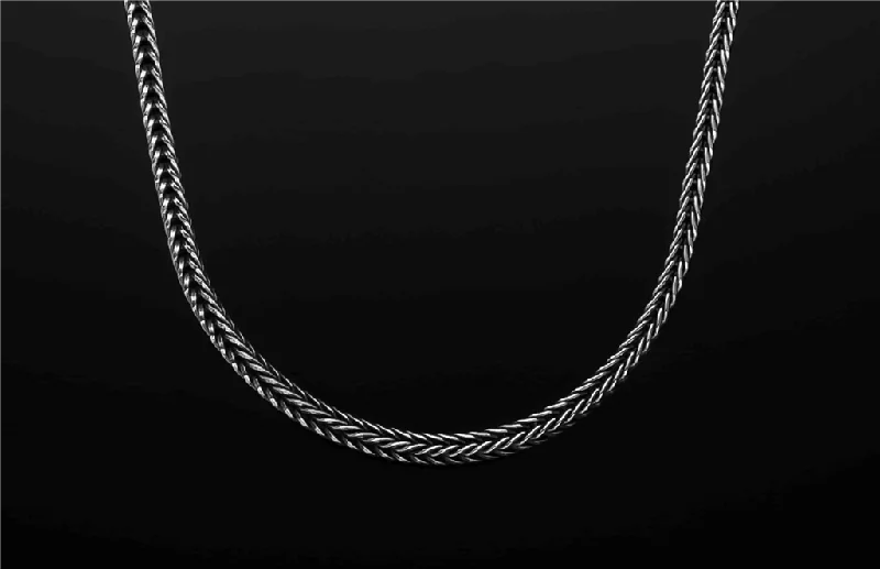 Premium Jewelry At Promotional Prices – Shine Today 'Vesta' Sterling Silver Foxtail Chain Necklace