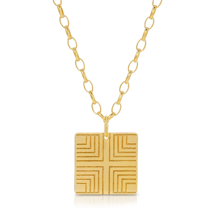 Trending Jewelry Styles Now At Limited-Time Discounts Virtues Pendant - Square