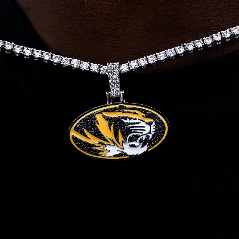 Huge Savings On Timeless Jewelry Collections Missouri Tigers Official NCAA Logo Pendant