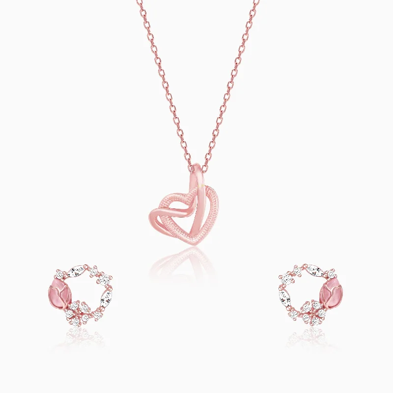 Best Jewelry Sale – Shop Exclusive Designs Now Rose Gold Heart Wreath Set