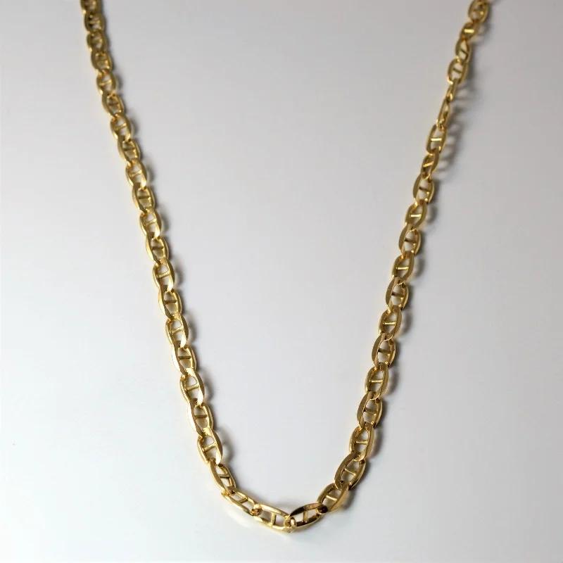 Don't Miss Out On Jaw-Dropping Jewelry Discounts 10k Yellow Gold Anchor Chain | 24" |