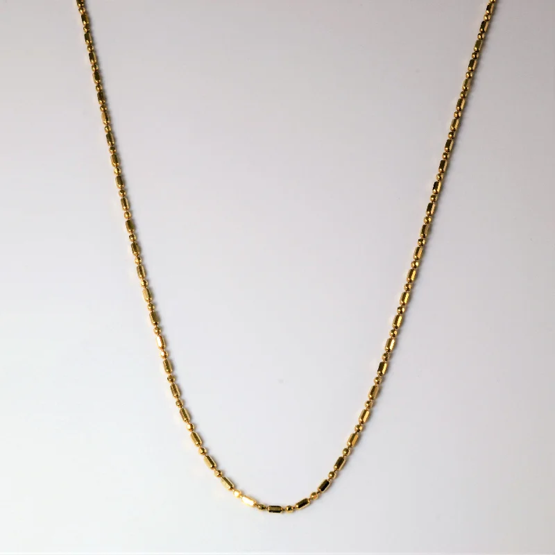 Shop Elegant Jewelry At Unbeatable Prices 10k Yellow Gold Long & Short Chain | 18" |