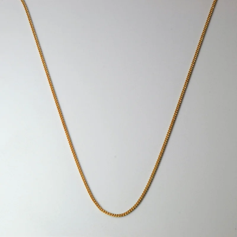 Must-Have Jewelry At Irresistible Discounts 10k Yellow Gold Curb Chain | 20" |