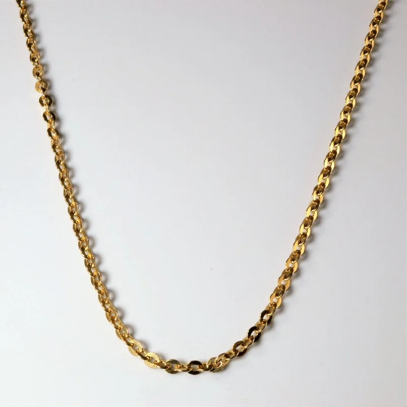 Buy More, Save More On Stunning Jewelry Pieces 10k Yellow Gold Cable Chain | 28" |