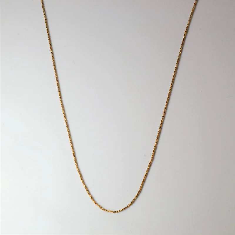 Modern Jewelry At Exclusive Discounts – Shop Today 14k Yellow Gold Twisted Serpentine Chain | 20" |