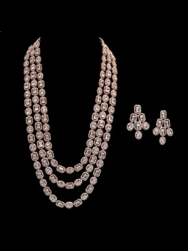 Exclusive Jewelry Offers – Sparkle For Less Ad Long 3 Layered Necklace