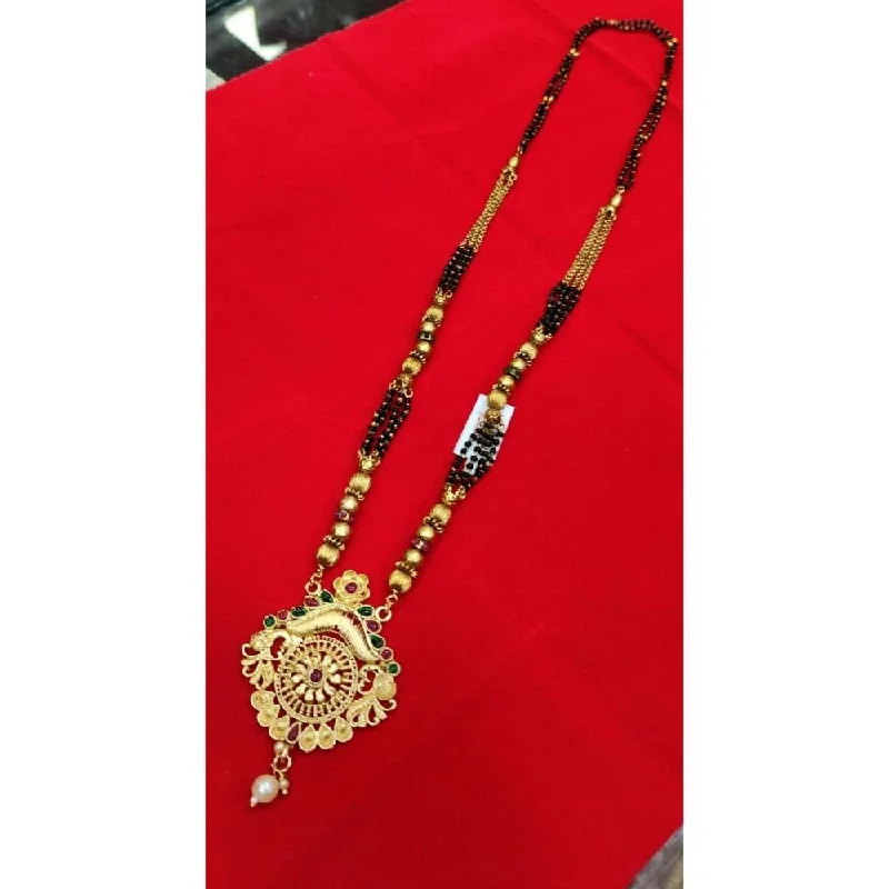 Luxury Jewelry Now At Special Promotional Rates Akruti Collection Gold Plated Mangalsutra