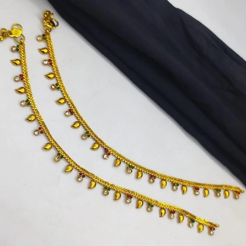 Breathtaking Jewelry At Limited-Time Savings Akruti Collection Gold Plated Pota Payal