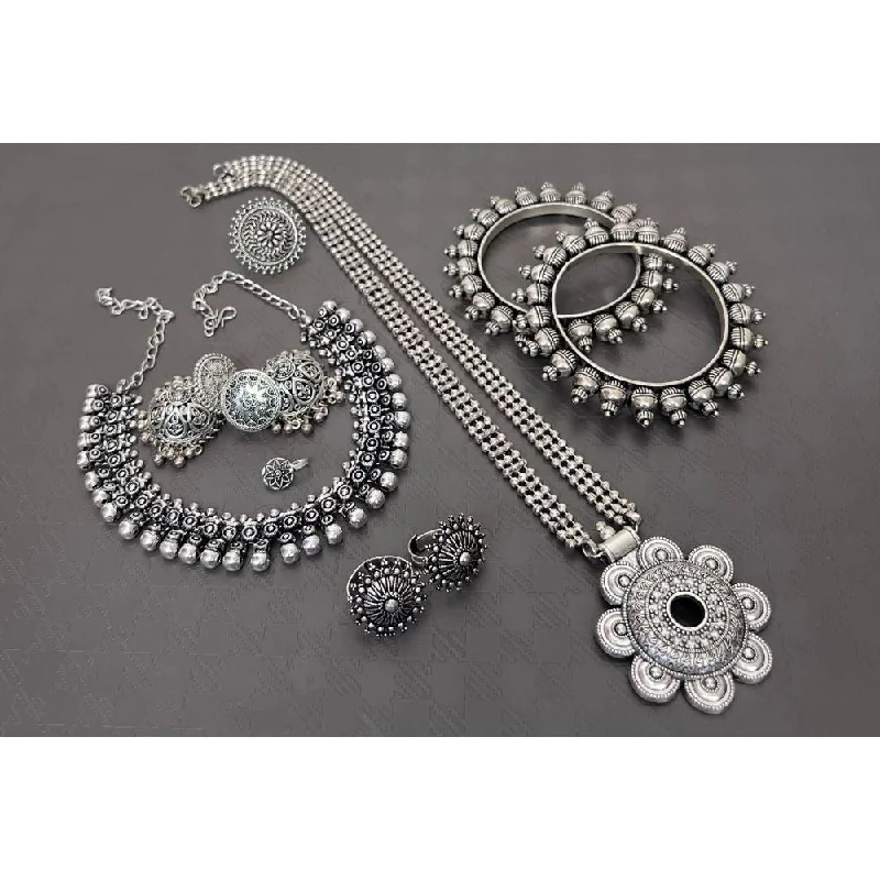 Shop Elegant Jewelry At Unbeatable Prices Akruti Collection Oxidised Combo Set