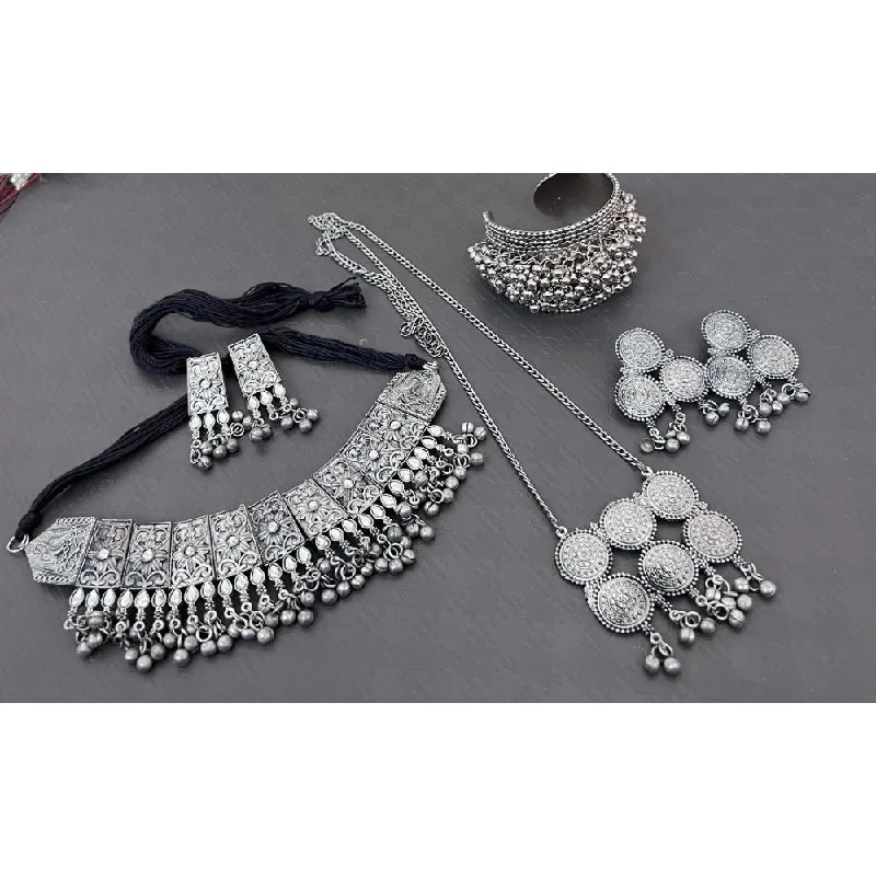 Last Chance To Grab Your Favorite Jewelry At A Discount Akruti Collection Oxidised Combo Set