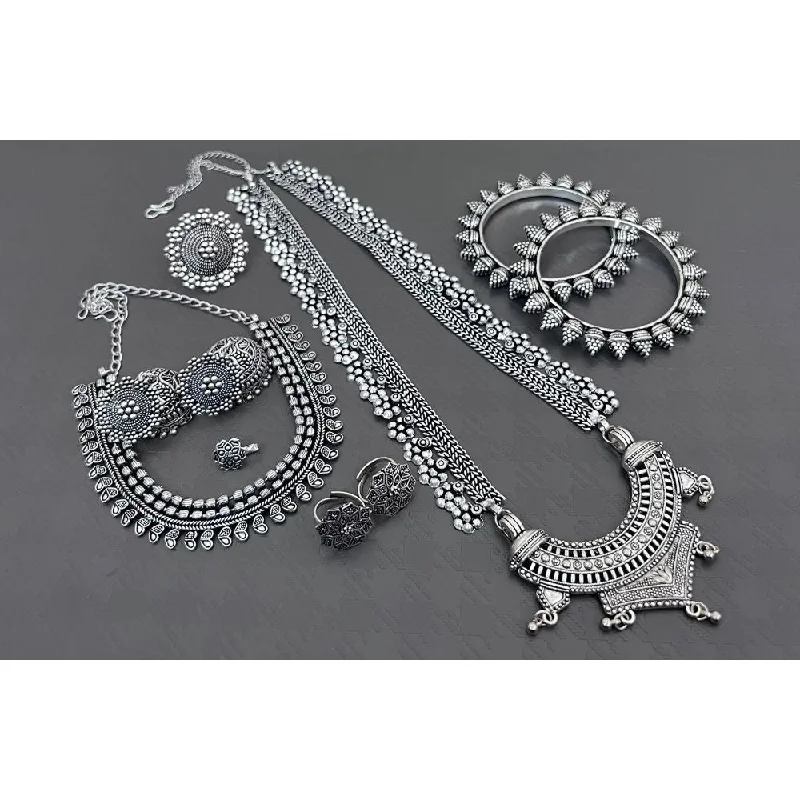 Shine In Style – Shop Jewelry Discounts Today Akruti Collection Oxidised Plated Combo Set