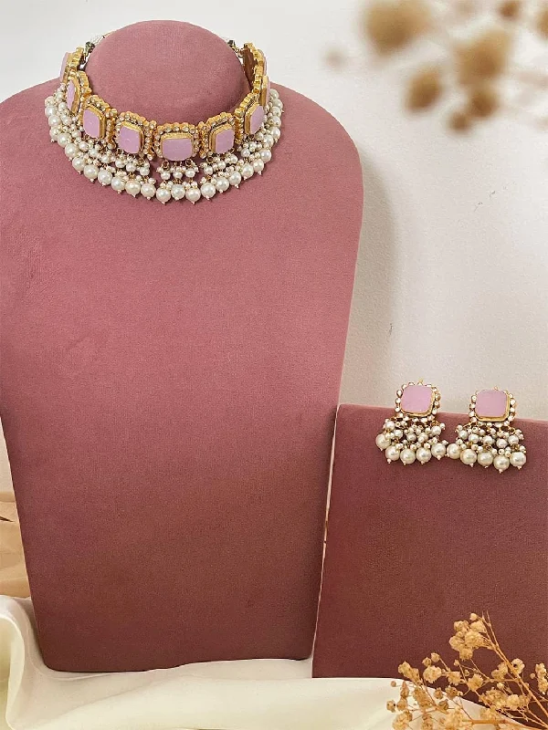 Don't Miss These Dazzling Jewelry Discounts Antique Gold Choker Necklace With Pearl Beads