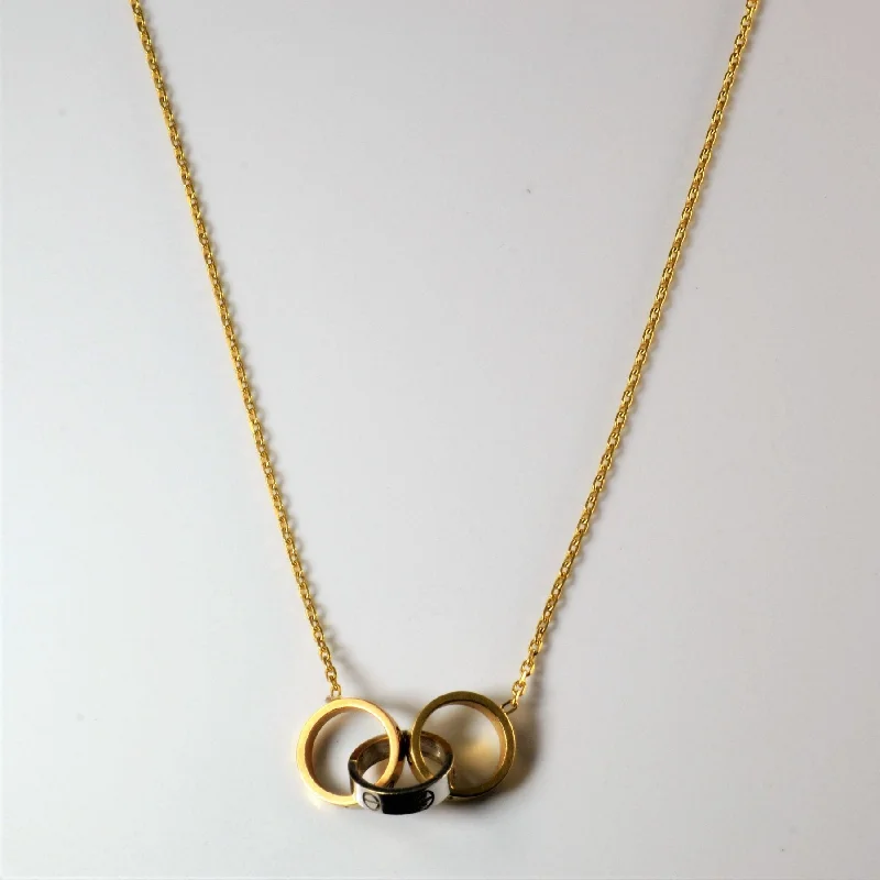 Stunning Jewelry Pieces At The Lowest Prices Ever 'Cartier' Inspired Gold Necklace | 16" |