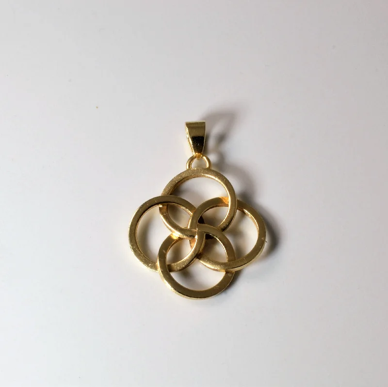 Grab Your Favorite Jewelry At The Lowest Prices Interlocking Circle Pendant |