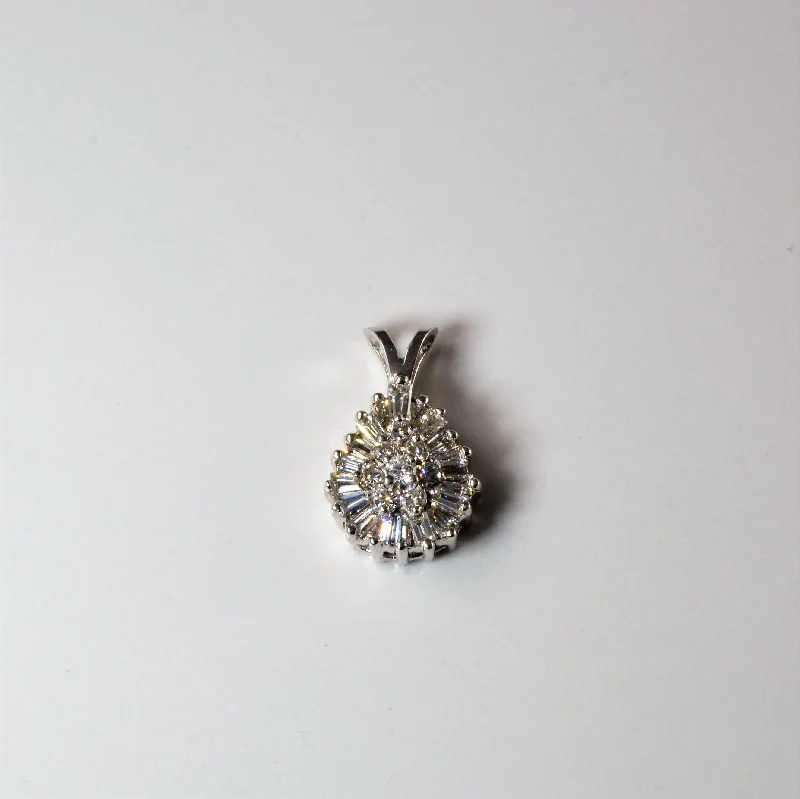 Huge Savings On Premium Jewelry Styles Mixed Cut Diamond Drop Pendant | 0.66ctw |