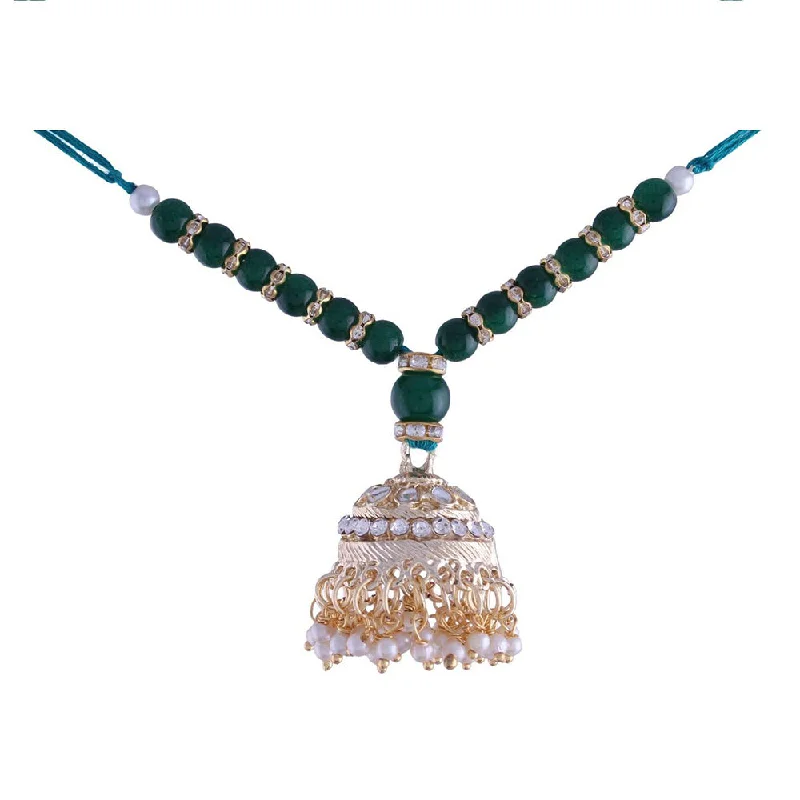 Unmissable Jewelry Discounts – Elevate Your Look For Less Etnico Rakshabhandan Special Designer Pearl Hanging Jhumka Lumba Rakhi for Bhabhi (R070G-L)