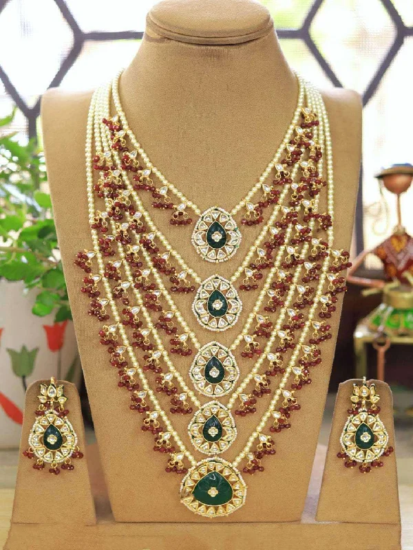 Grab Your Favorite Jewelry At The Lowest Prices Five Layered Bridal Necklace