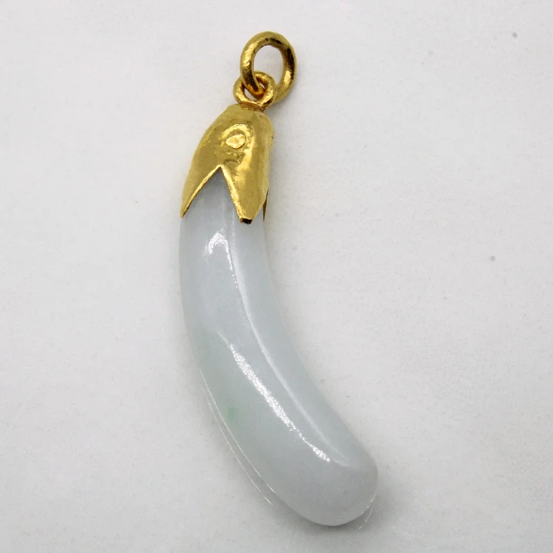 Huge Markdowns On Premium Jewelry Styles Jadeite Eggplant Pendant | 13.00ct |