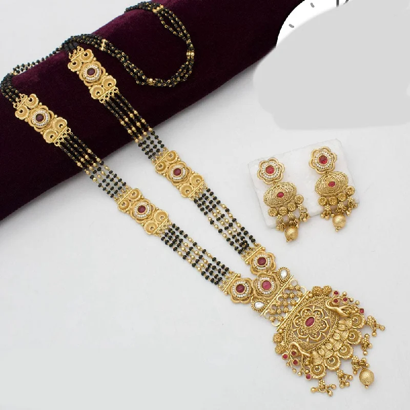 Jewelry Deals That Outshine The Rest Kavita Art Gold Plated Kundan Stone Manglasutra