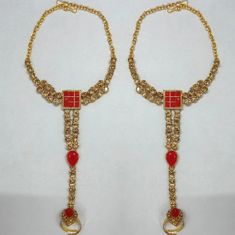 Special Sale On Handcrafted Jewelry – Shop Today Kumavat Jewels Gold Plated Crystal Stone Hand Panja