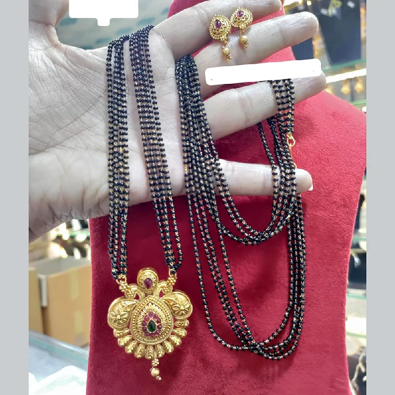 Premium Jewelry At Promotional Prices – Shine Today Manisha Jewellery Gold Plated Pota Stone Manglasutra