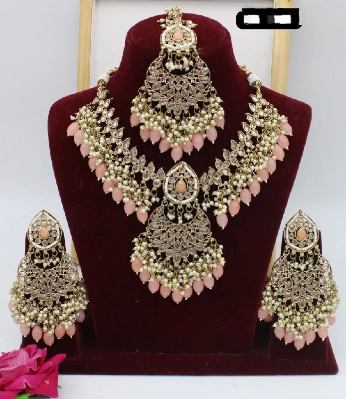 Grab Your Dream Jewelry At The Lowest Prices Manisha Jewellery Gold Plated Necklace Set