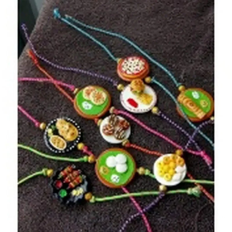 Special Offers On Handcrafted And Designer Jewelry Pakhi Creation Handmade Kids Rakhi ( 1 Piece Only )