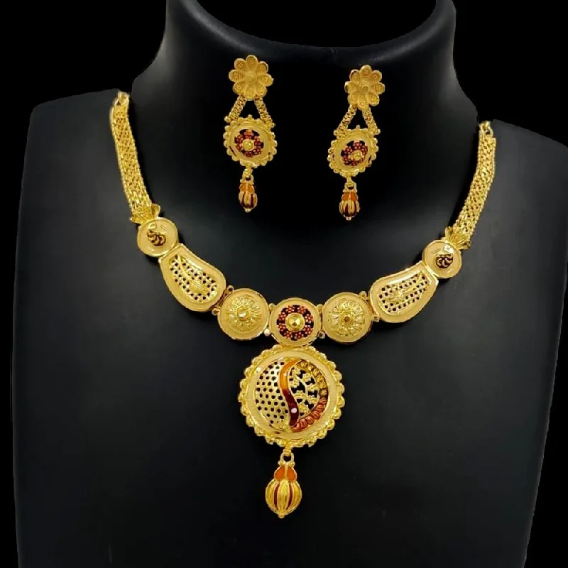 The Ultimate Jewelry Sale – Exclusive Styles At Great Prices Pari Art Jewellery Forming Gold Necklace Set