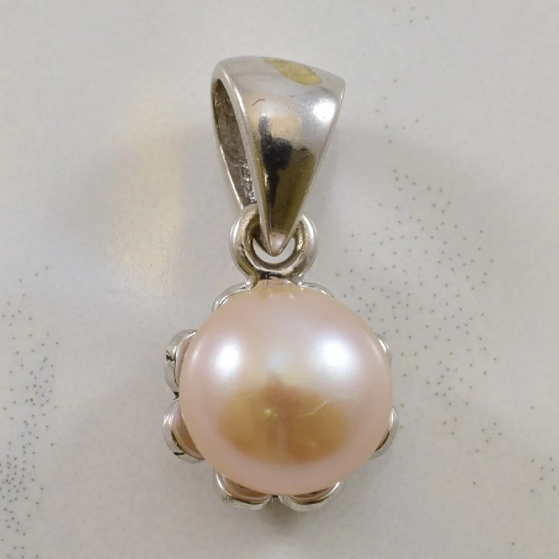 Eco-Friendly Sustainable Jewelry For Conscious Buyers Pink Pearl Filigree Pendant | 2.50ct |