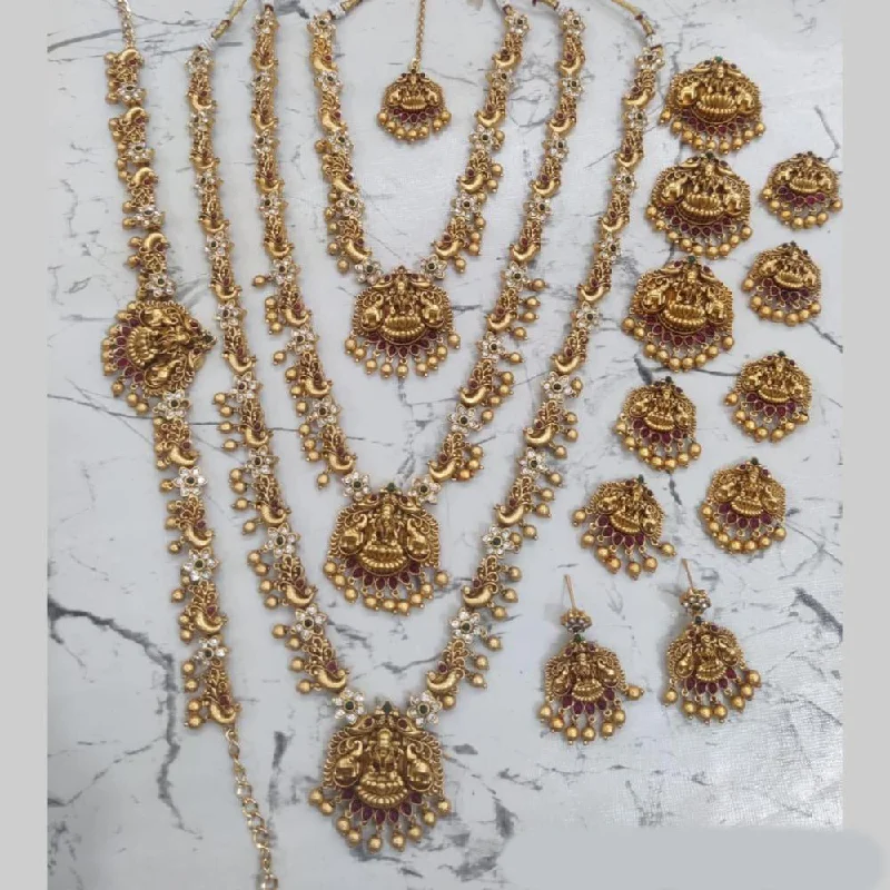 Unique Jewelry Designs Now At Discounted Rates Sai Fashion Gold Plated Bridal Jewellery Set