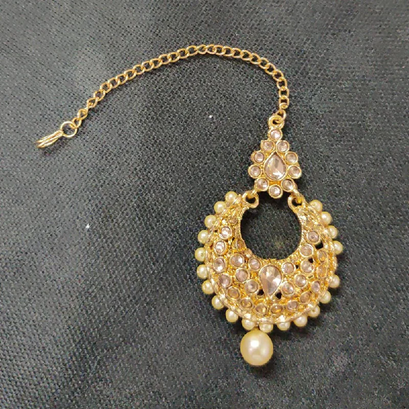 High-End Sparkle, Low-End Prices – Jewelry Sale Live Shreeji Gold Plated Mangtikka