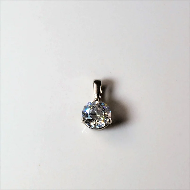 Premium Diamond Jewelry At Once-In-A-Lifetime Discounts Diamond Solitaire Pendant | 0.98ct |