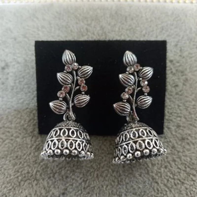 Fashion-Forward Jewelry At Incredible Prices Tahura Oxidised Plated Jhumki Earrings