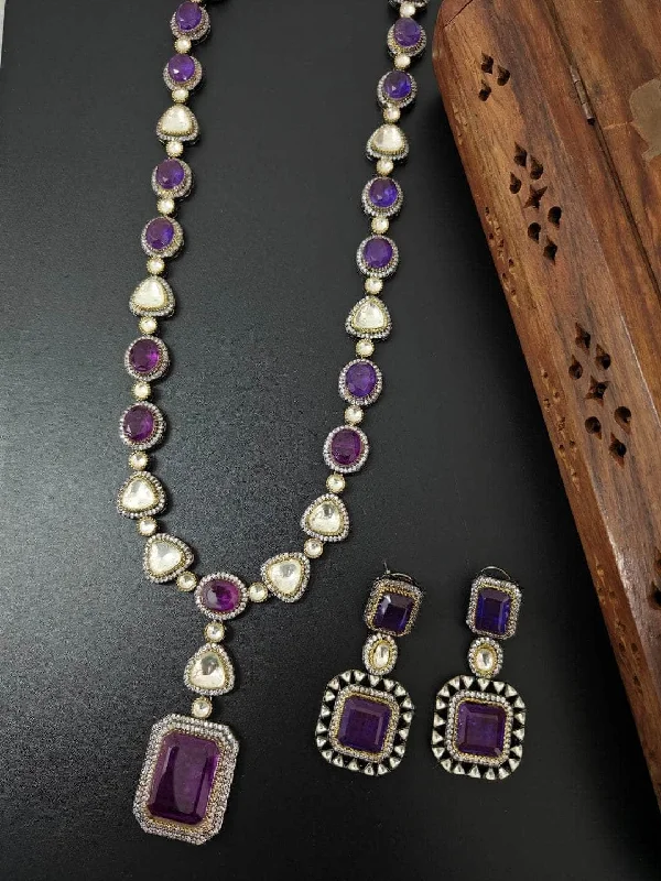 Shop Dazzling Rings, Earrings, And More At Special Discounts Victorian Finish Beautiful Stone Necklace Set