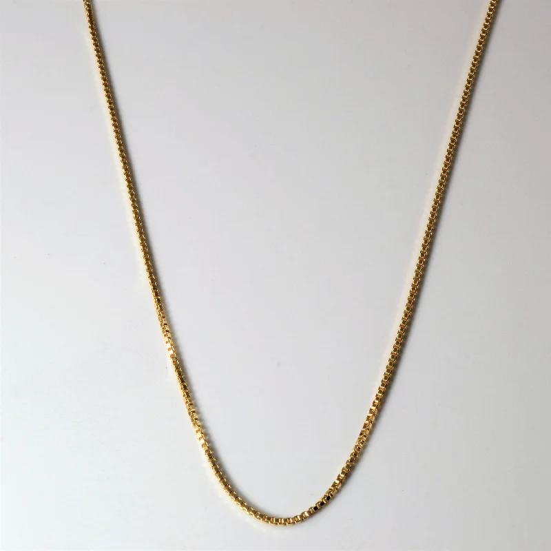 Stunning Jewelry Pieces At The Lowest Prices Ever 10k Yellow Gold Box Chain | 16" |