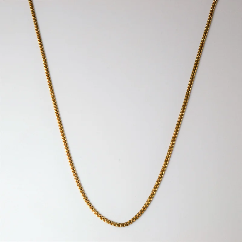 Versatile Layering Jewelry For Effortless Chic 10k Yellow Gold Flat Box Chain | 21" |