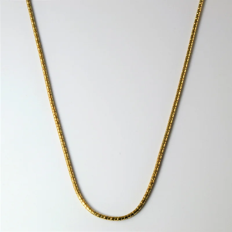 Exclusive Savings On Timeless Jewelry Pieces 14k Yellow Gold Cobra Chain | 20" |