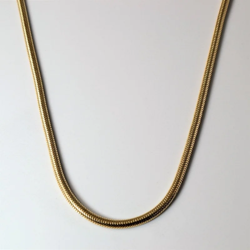 The Perfect Accessory For Less – Jewelry Sale Live 10k Yellow Gold Cobra Chain | 22" |