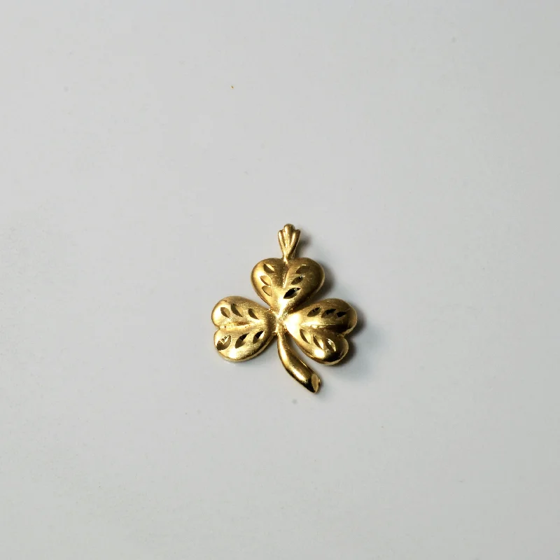 Huge Savings On Timeless Jewelry Collections Yellow Gold Clover Pendant |