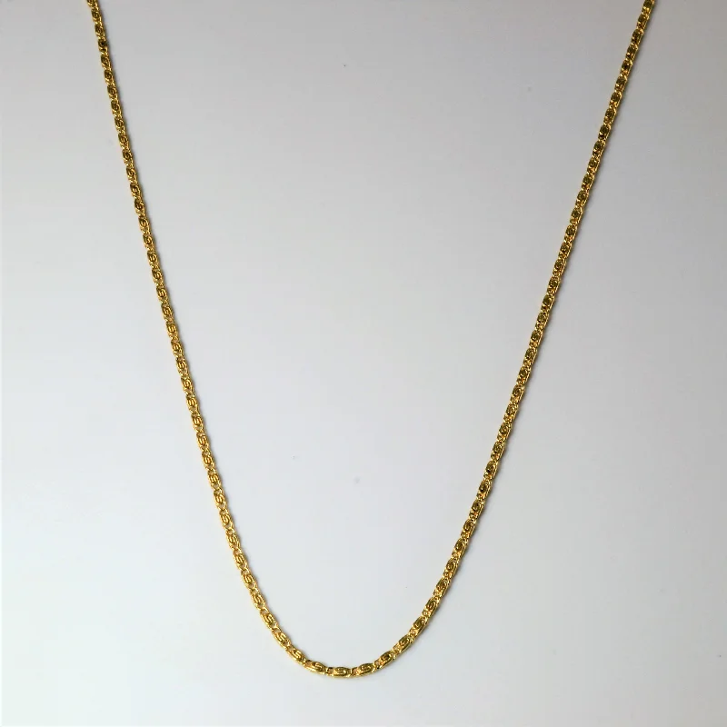 Luxury Jewelry Now At Special Promotional Rates 14k Yellow Gold Long Scroll Chain | 29" |