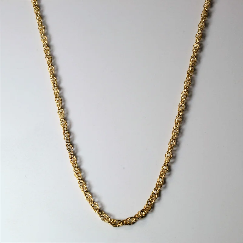 Exclusive Jewelry Discounts – Shop Now For Savings 14k Yellow Gold Prince of Wales Chain | 22" |